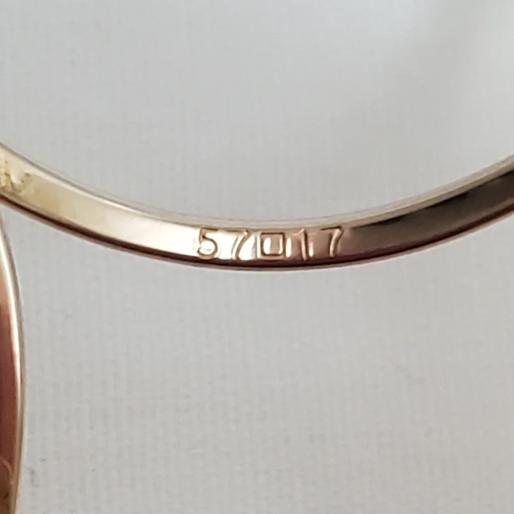 Brand New 90's Vintage Dead Stock Tura 406 Gold Tone & Taupe Eyeglasses